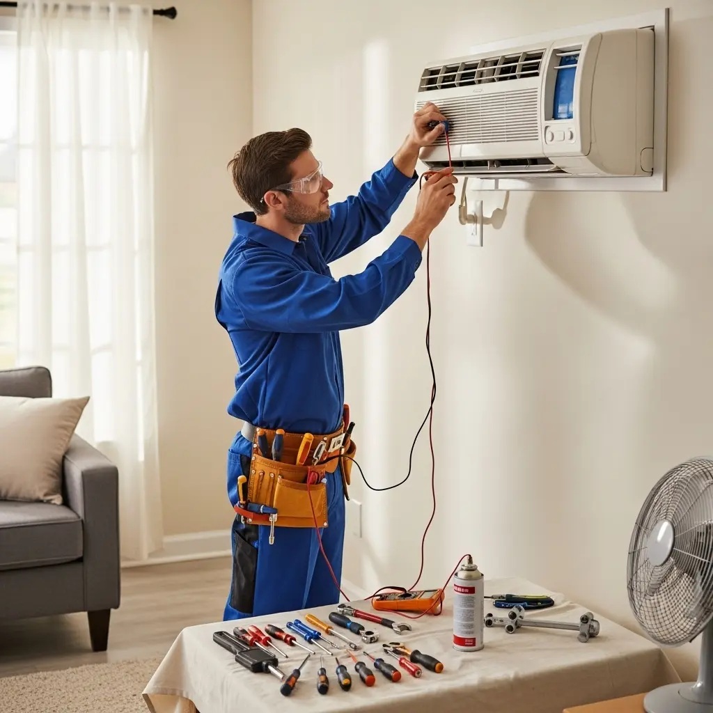 Ankara Hotpoint Hotpoint klima gaz dolumu ve bakım – Enerji verimliliği artırıldı. - Teknik servis örneği